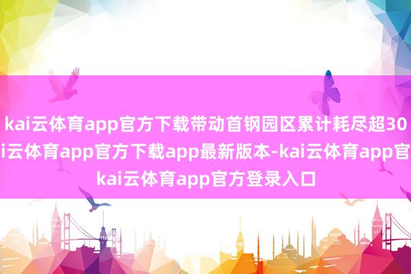 kai云体育app官方下载带动首钢园区累计耗尽超3000万元-kai云体育app官方下载app最新版本-kai云体育app官方登录入口